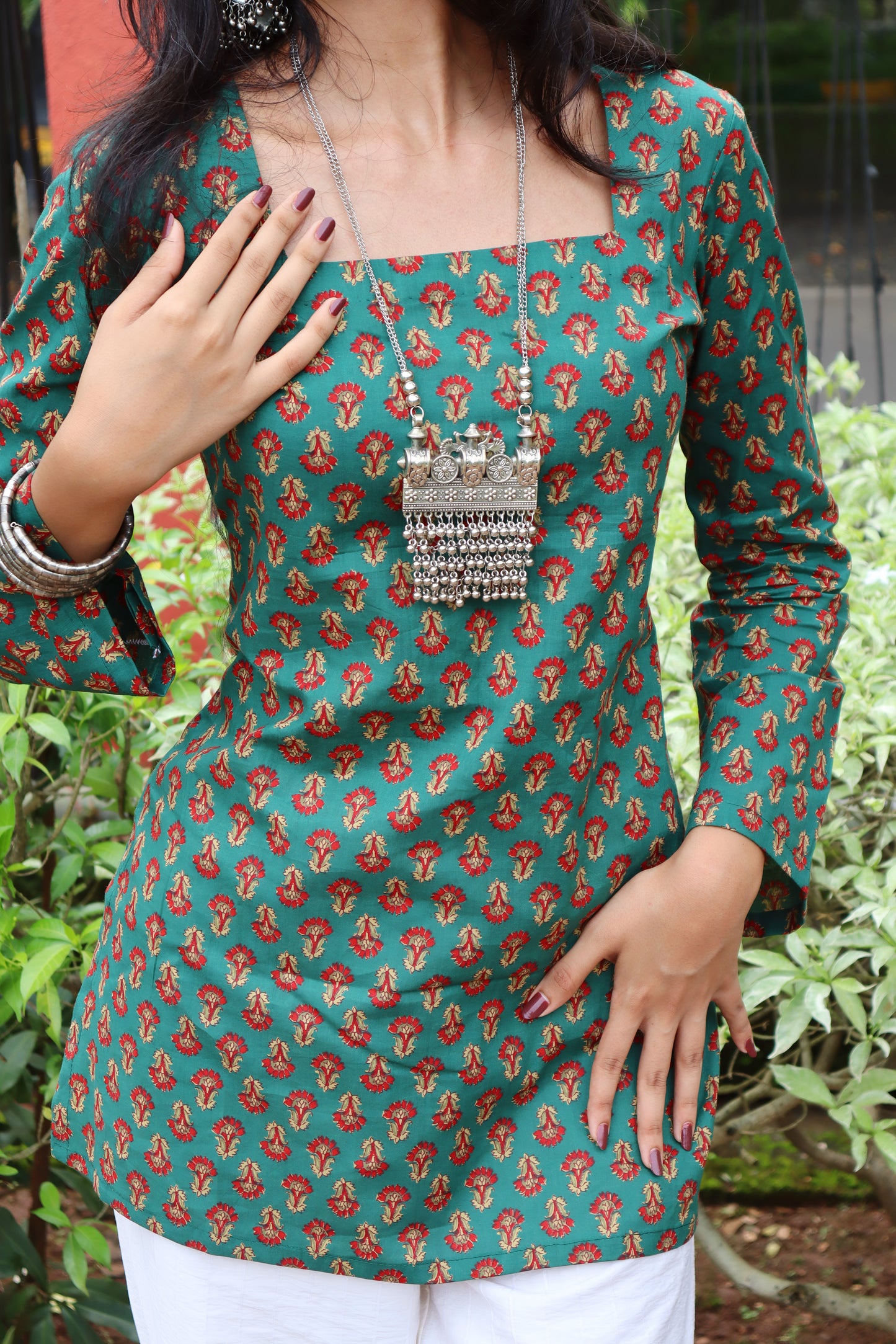 Masakali - Full Sleeves Corset Back