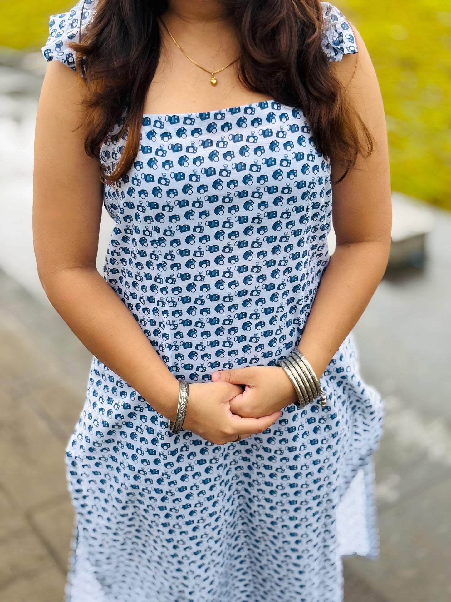 Alia - Long Sleeveless Kurti