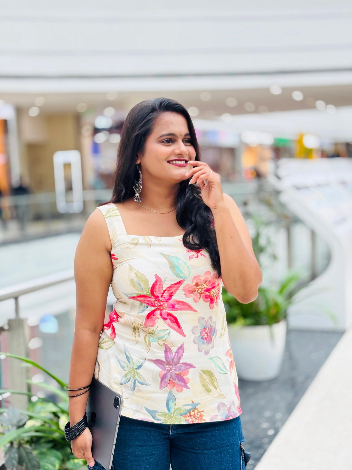 Gul - U Neck Back Short Kurti - Code 1