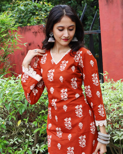 Ananya - Full Hand Flared Sleeves with Corset Back