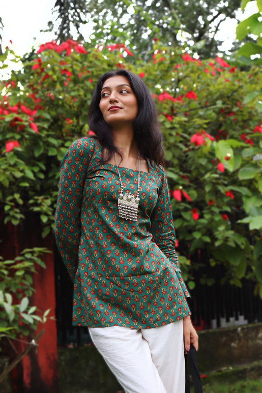 Masakali - Full Sleeves Corset Back