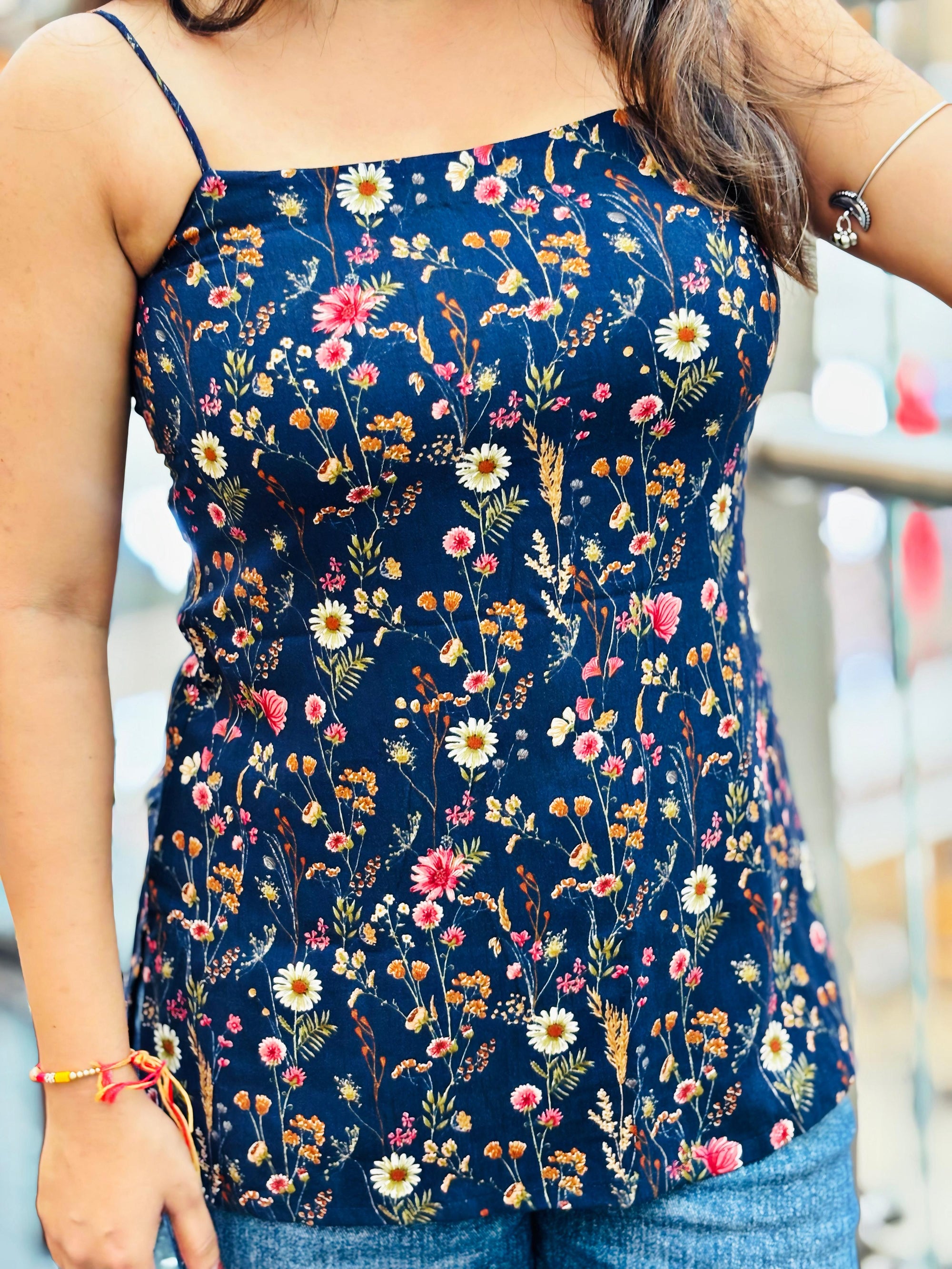 Roop Corset Back Short Kurti – Code 1