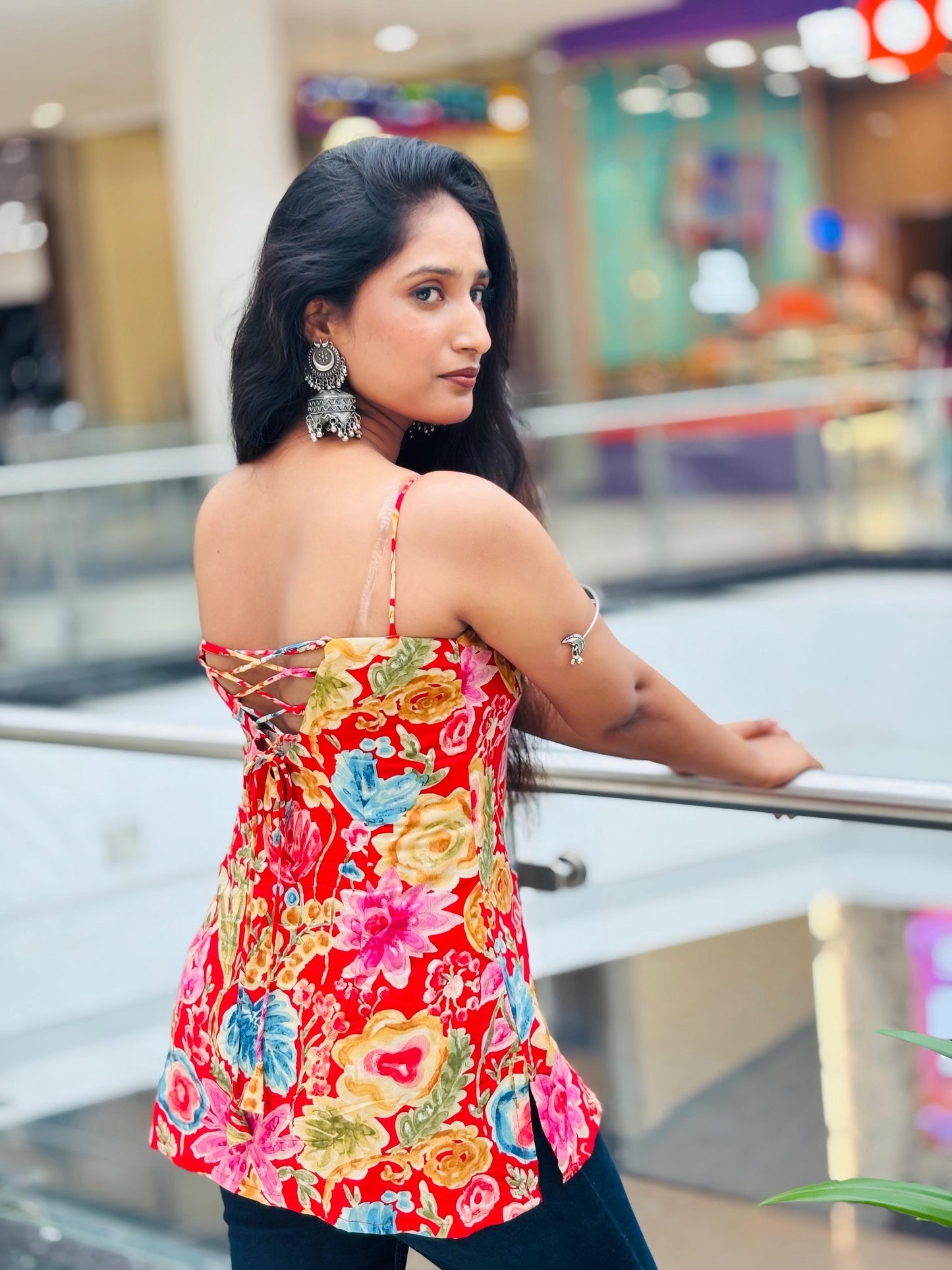 Roop Corset Back Short Kurti – Code 2